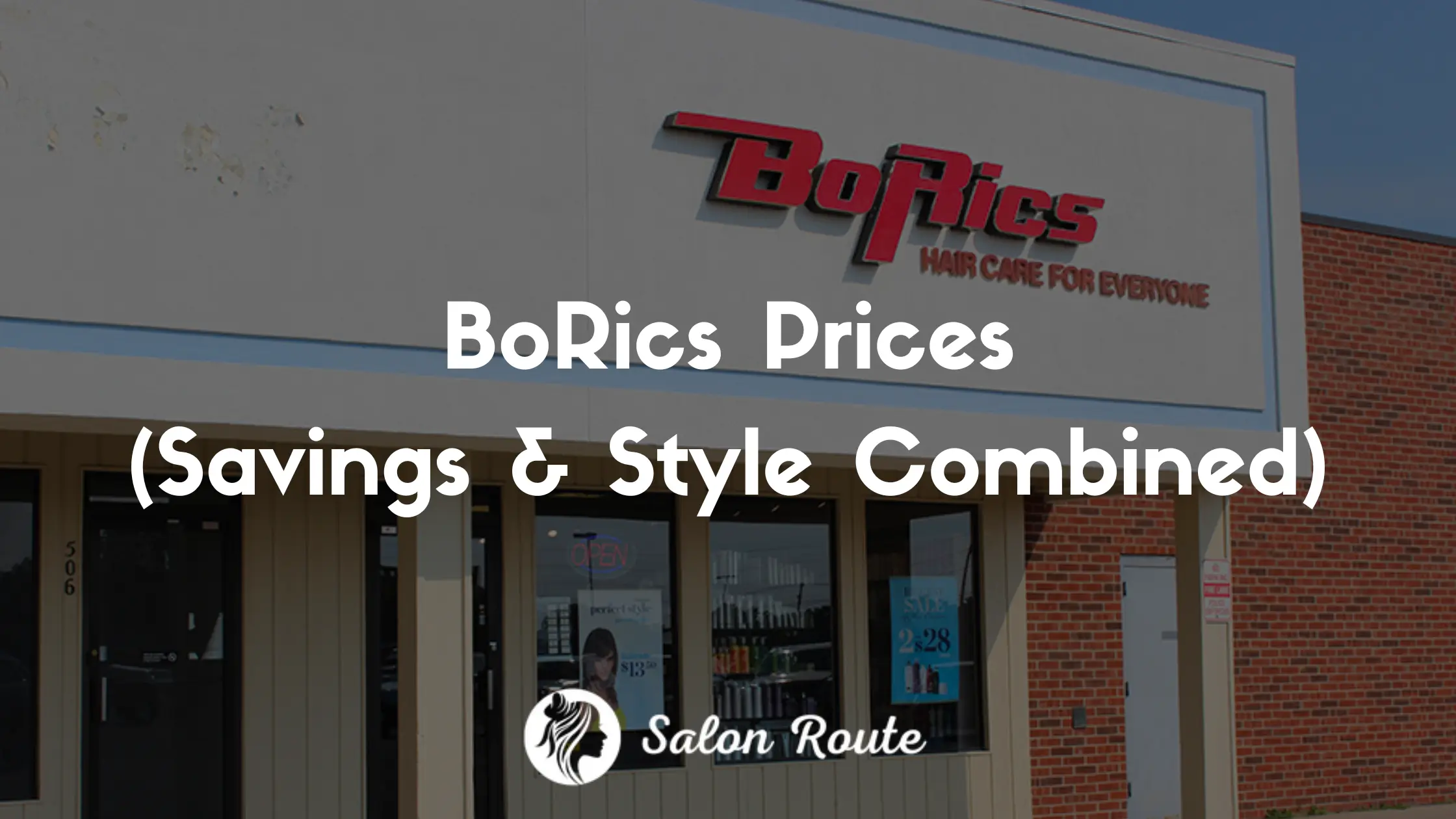 BoRics Prices (Savings & Style Combined)